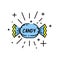 Candy line icon