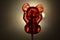 Candy lollipop the mouse light background