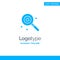 Candy, Lollypop, Lolly, Sweet Blue Business Logo Template