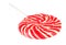 Candy pink spiral lollipop