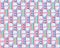 candy Seamless wallpaper pattern vintage retro wrapped taffy colorful pink pastels