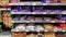 Candy and snack shelf in a retail store in Melaka, Malaysia