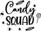Candy squad, spooky season, wicked, halloween holiday, spooky cute vector illustration file