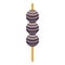 Candy stick icon isometric vector. Chocolate festival