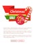 Candy Striped Stick Vector on Web Poster Christmas