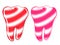 Candy Striped Teeth idiom sweet tooth