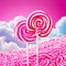 candy sweet fantasy pink background food dessert sugar