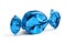Candy wrapped in blue foil