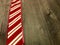 Candycane stripe ribbon, christmas decoration