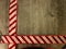 Candycane stripe ribbon, christmas decoration