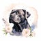 Cane Corso dog Watercolor Generative Ai