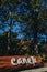 Canela National Park sign and trees