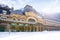 Canfranc train station in Huesca on Pyrenees Spain