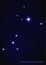 Canis major star constellation