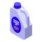 Canister antifreeze icon isometric vector. Car service