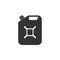 Canister for gasoline icon isolated. Diesel gas icon