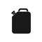 Canister icon. Jerry can symbol. Fuel, gasoline or oil canister silhouette.