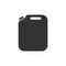 Canister icon. Jerry can symbol. Fuel, gasoline or oil canister silhouette.