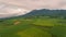 Canlaon Volcano Philippines with Sugarcane Plantation at the foreground