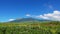Canlaon volcano view from fields