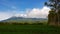 Canlaon Volcano view from rice paddies