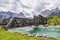 Canmore Engine Bridge Over Bow River Trail in the Canadian Rockies