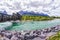 Canmore Engine Bridge Over Bow River Trail in the Canadian Rockies