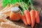 Canned carrot sauce salad with garlic and horseradish in a jar with fresh vegetables, recipe homemade diet vitamin preserves,Canne