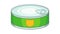Canned food for cat icon animation