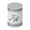 Canned olives in a can.Olives single icon in monochrome style vector symbol stock illustration web.