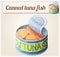 Canned tuna fish. Detailed Vector Icon