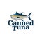 Canned Tuna Fish Logo Premium Seafood Label Industry