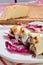 Cannelloni with radicchio and Taleggio cheese fondue