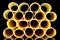 Cannelloni tubes - stacked view