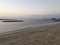 Cannes Beach, french riviera early morning landscape