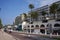 Cannes, France - June 16, 2021 - Boulevard Jean Hibert -  promenade early in the morning