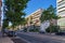 CANNES, FRANCE - JUNE 19, 2017: View of the residential buildings in the city center of Cannes on a summer sunny day