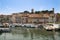 Cannes port and old city suquet