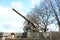 Cannon of 19th century in Daugavpils fortress