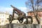 Cannon of 19th century in Daugavpils fortress