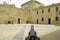 Cannon of the Castillo de Santiago in Sanlucar de Barrameda, Cadiz, Andalusia, Spain