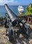 Cannon in Fort George in St. George`s,Grenada,Caribbean.20th of November 2018.