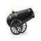 Cannon isolated on white vector