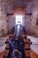 Cannon pointing through a window of Pendennis castle