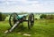 Cannon Sitting on Hilltop overlooking the Valley