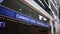 The Cannon Street underground station sign over the glass entrance of a building