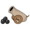 Cannon on wheels. Cannon with cannonballs. Cannonballs stacked near the cannon. Vector illustration