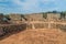 Cannons at the Castillo de San Felipe, Spanish colonial fort at the entrance to Lake Izabal in eastern Guatema