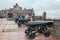 Cannons at Edinburgh castle