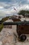 Cannons at La Cabana fortress in Havana, Cub